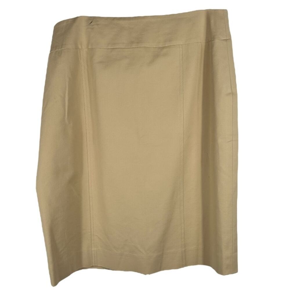 Per Se Tan Skirt Size 16